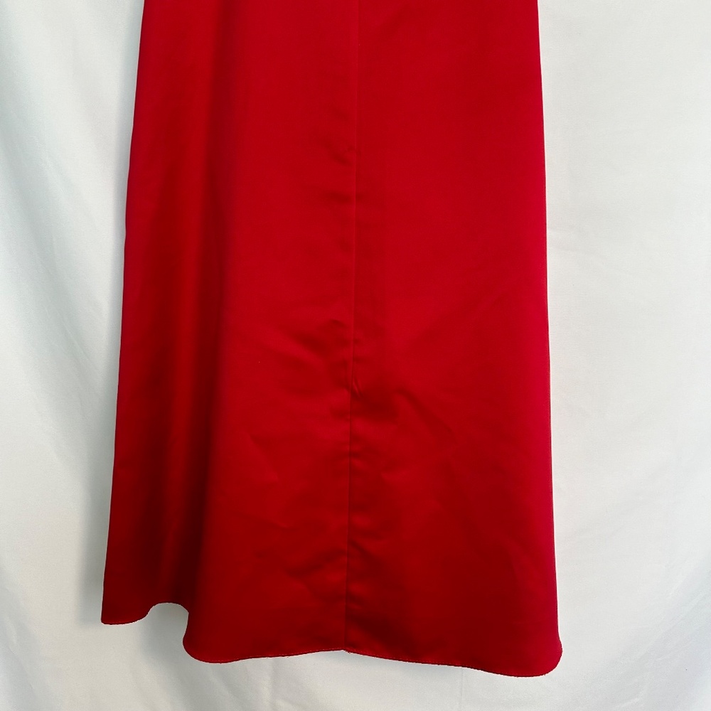 Zum Zum by Niki Livas Red Two-Piece Formal Gown - Picture 10 of 16